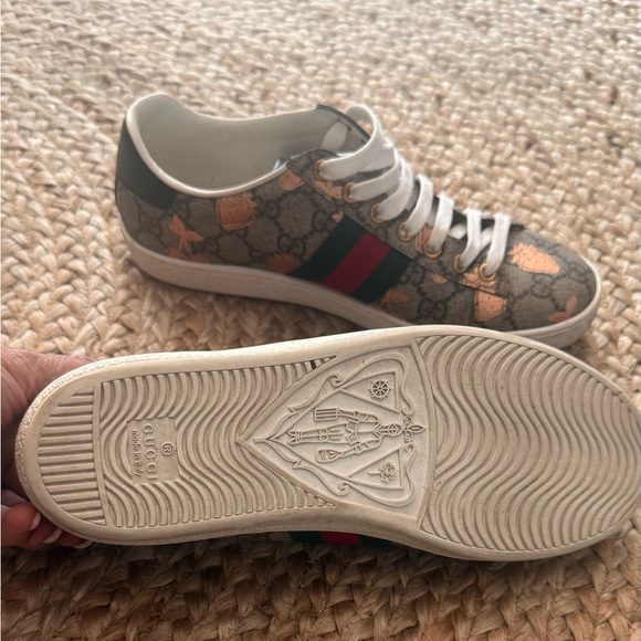 Gucci Women\'s Sneakers - Brown, Red, Green